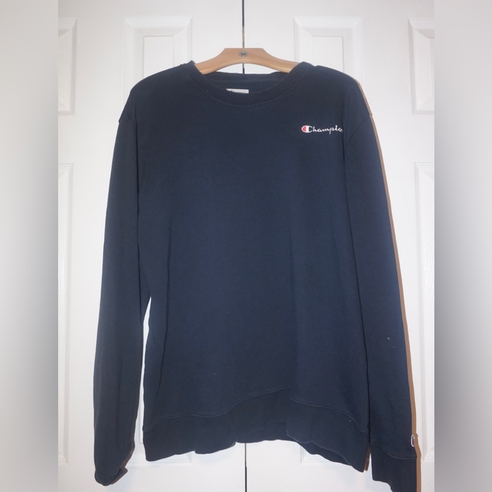 Champion navy blue crew neck